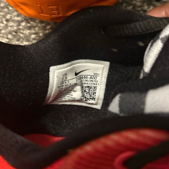 Nike PG 6 Hot Wheels NRG Laser Blue/Red/Orange Basketball Shoes - Picture 6 of 6